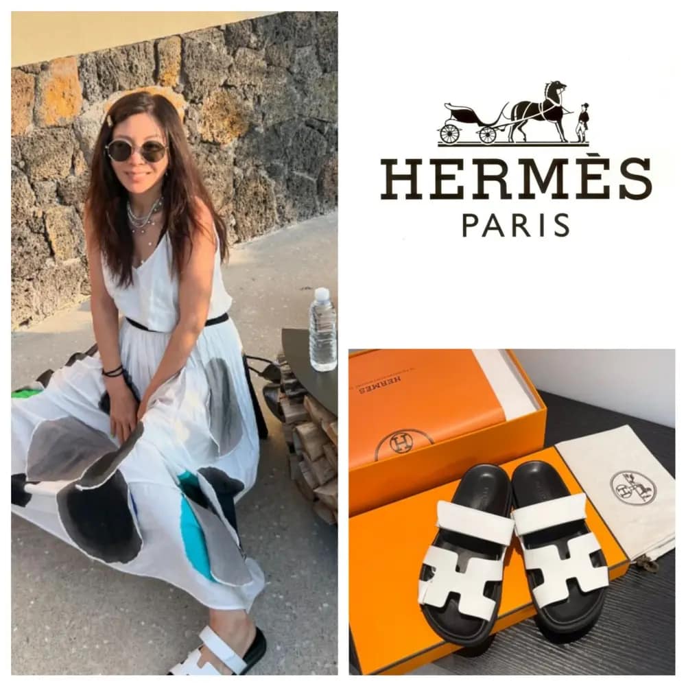 (황신혜착용)에르메스 시프레 샌들