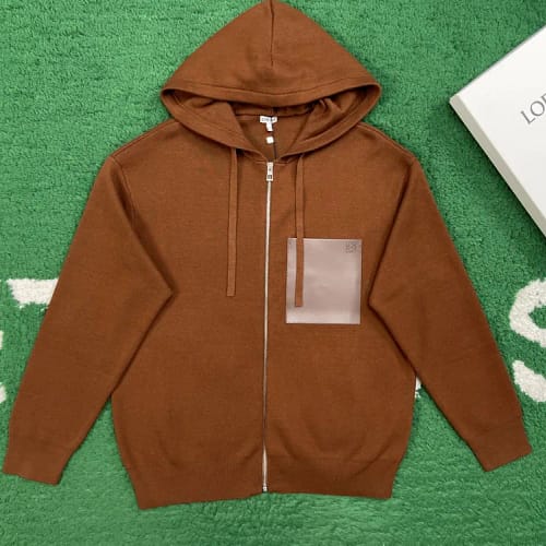 2 로에베 울 집업 후디