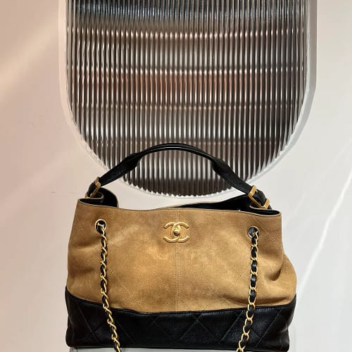 KakaoTalk_20260308_205132864 샤넬 25A 공방 쇼퍼백 스몰(스웨이드)